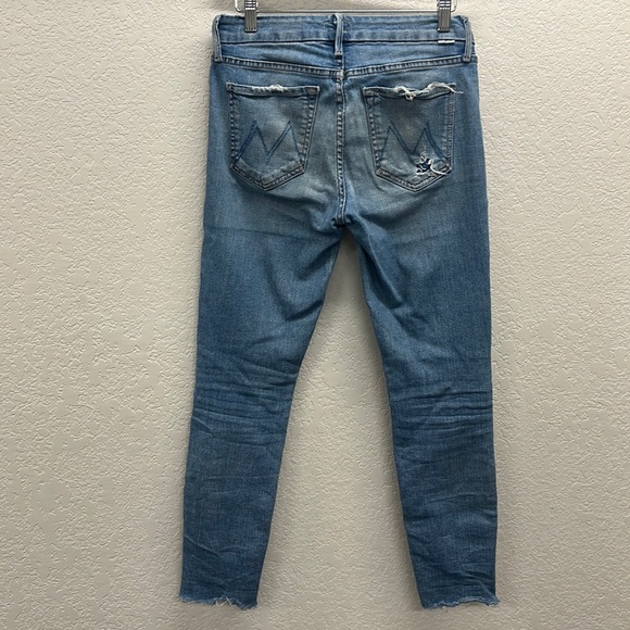 Mother The Looker Ankle Fray Jeans in Love Gun 26 - Picture 5 of 11